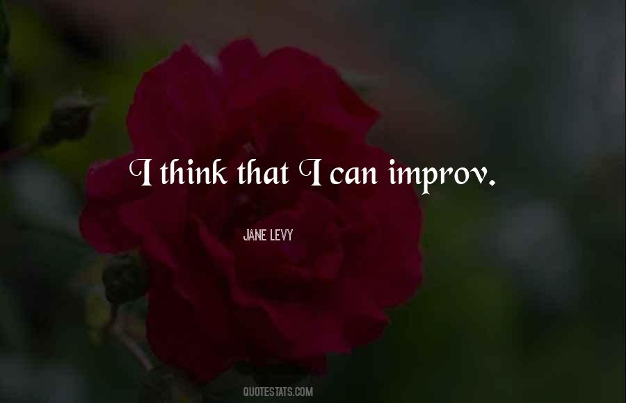 Improv Quotes #1391356