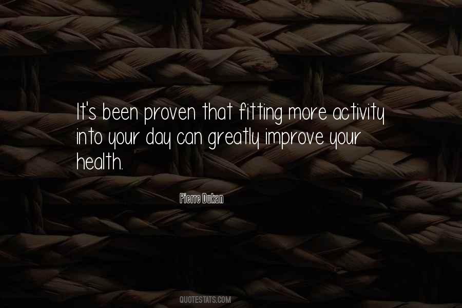 Improve Your Health Quotes #1837468