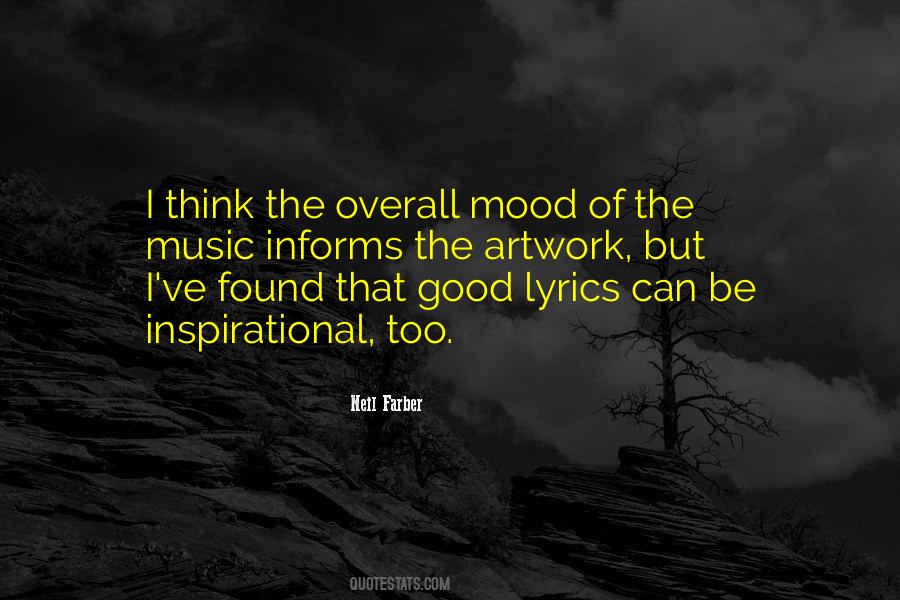 In A Very Good Mood Quotes #425091