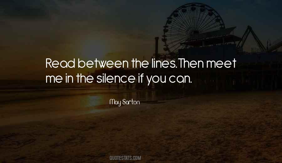 In Between The Lines Quotes #621059
