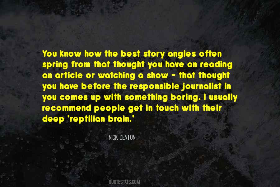 In Deep Thought Quotes #1258389