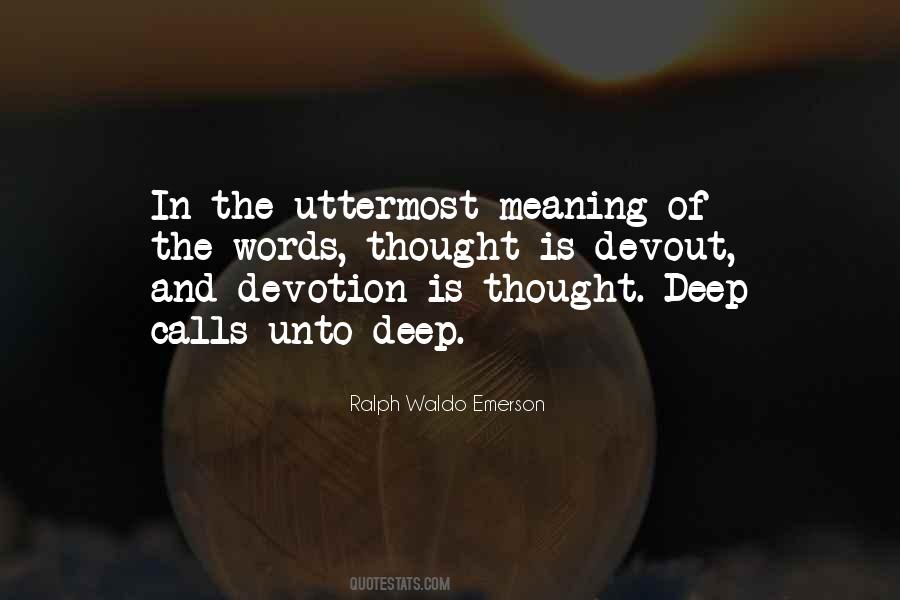 In Deep Thought Quotes #444942