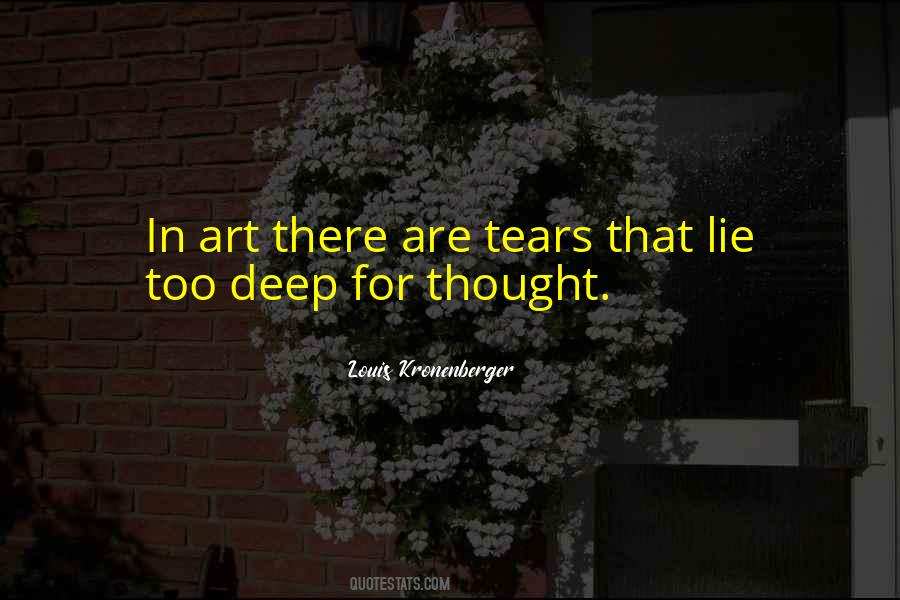 In Deep Thought Quotes #802499