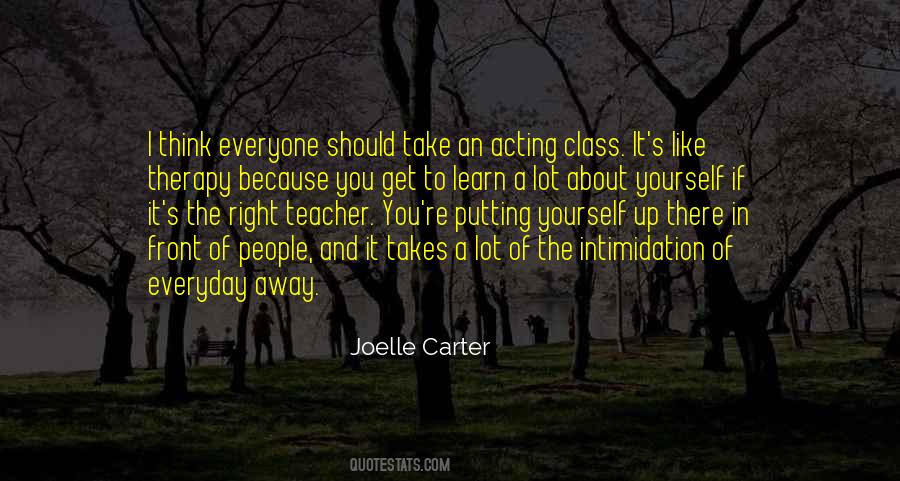 In Front Of The Class Quotes #345153