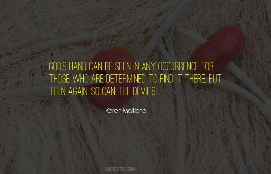 In God's Hand Quotes #417554