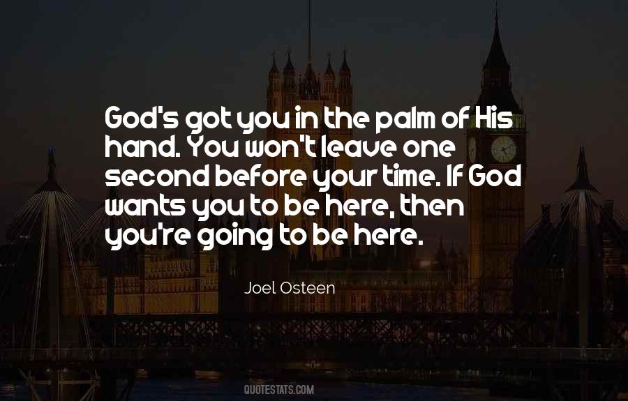 In God's Hand Quotes #439311