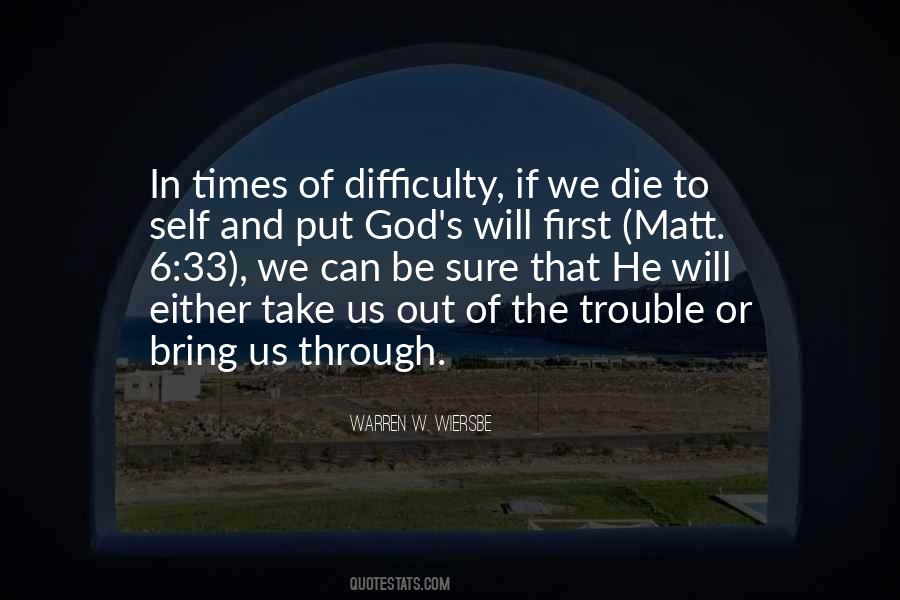 In God's Will Quotes #88454