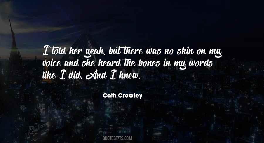 In Her Skin Quotes #87374 In Her Skin Quotes #87374