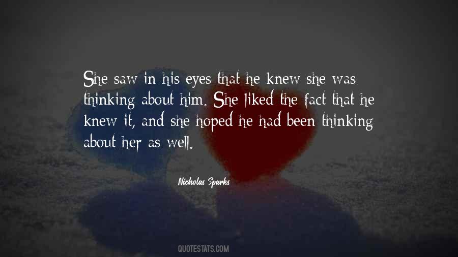 In His Eyes Quotes #1258810