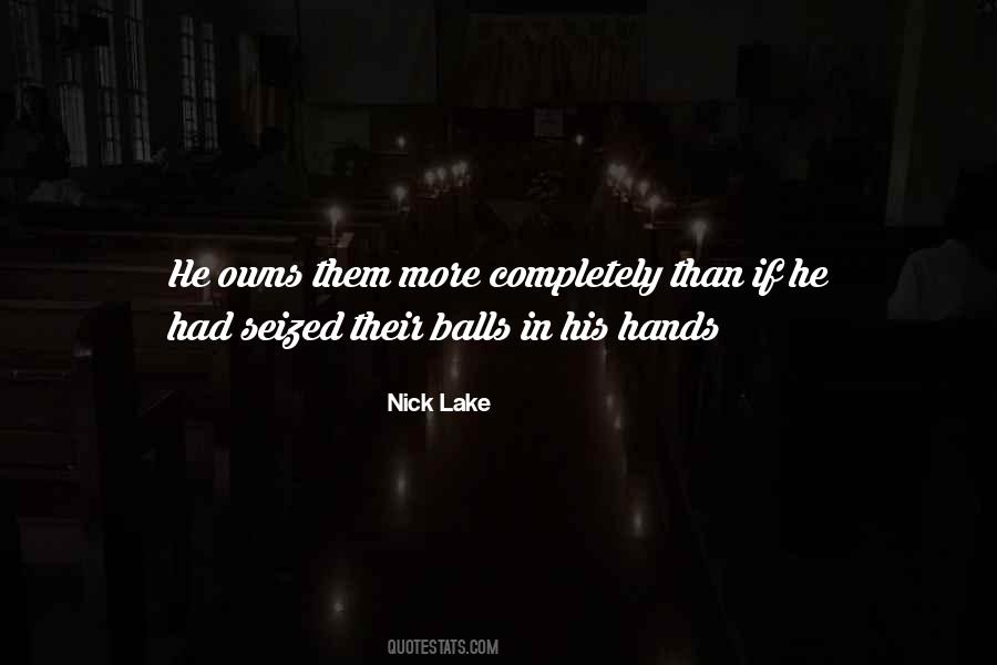 In His Hands Quotes #1097408