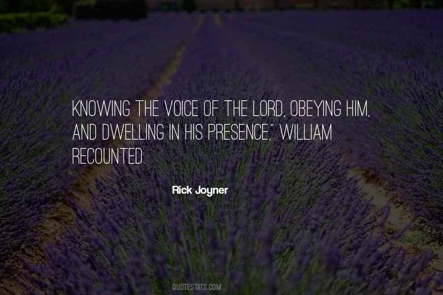 In His Presence Quotes #981751