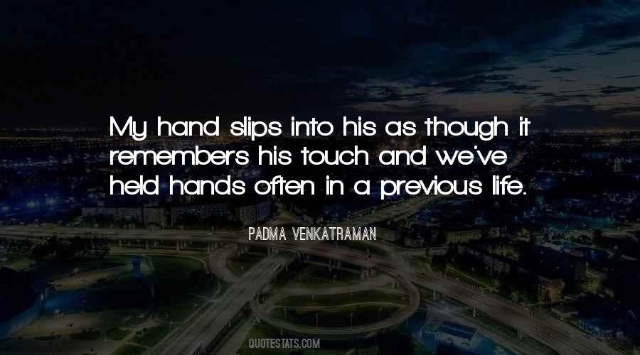 In His Touch Quotes #352303