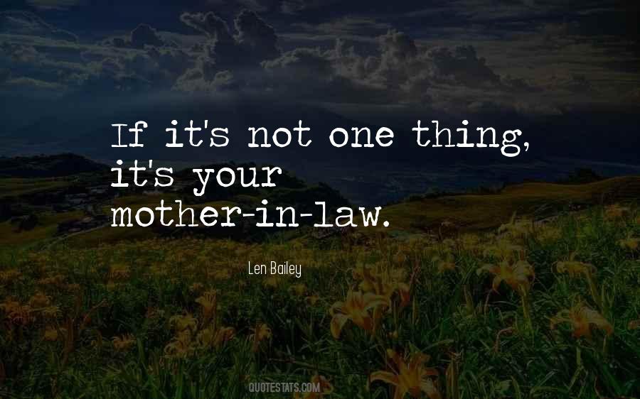 In Law Quotes #1188894