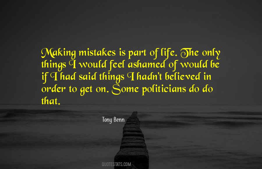 In Life Mistakes Quotes #214929