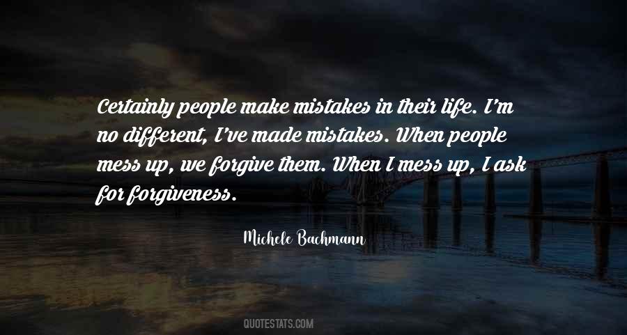 In Life Mistakes Quotes #271888