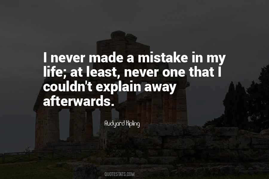 In Life Mistakes Quotes #482858