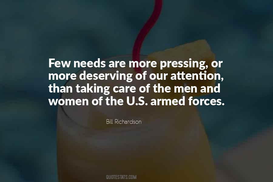 Quotes About The Armed Forces #545269