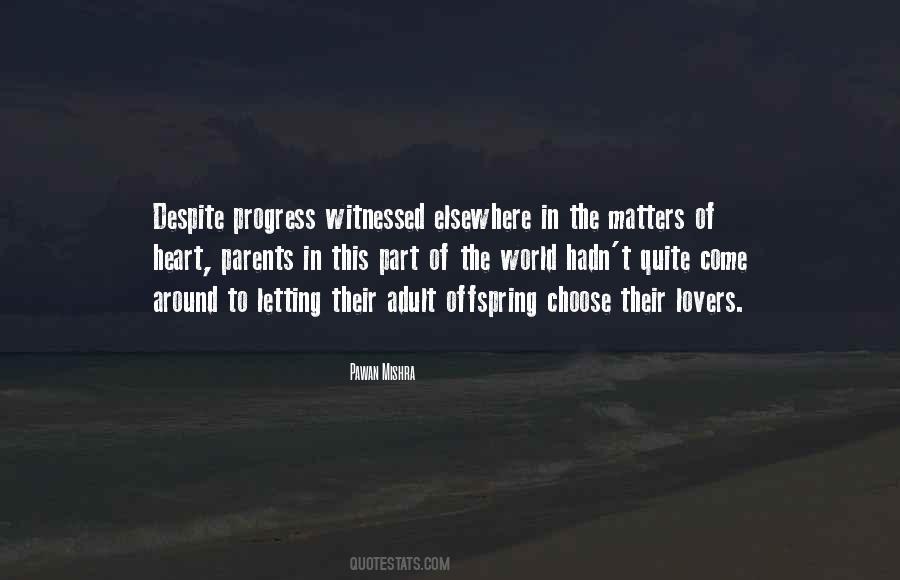 In Matters Of The Heart Quotes #1664067