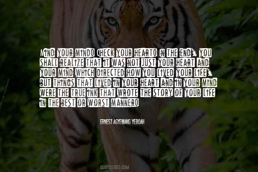 In Matters Of The Heart Quotes #1780269