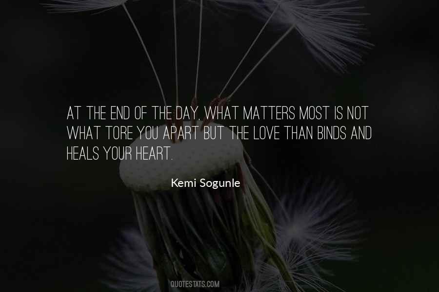 In Matters Of The Heart Quotes #627205