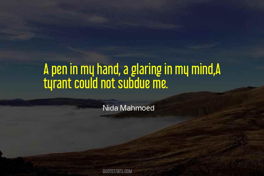 In My Hand Quotes #897671