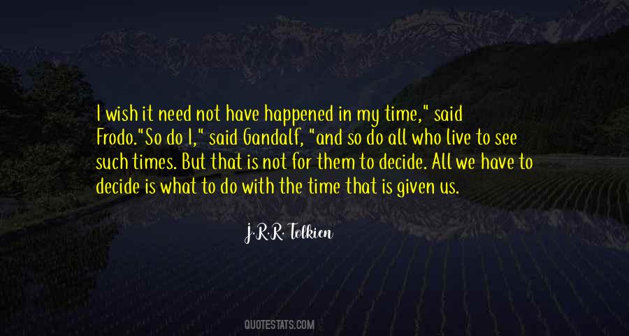 In My Time Quotes #1330031