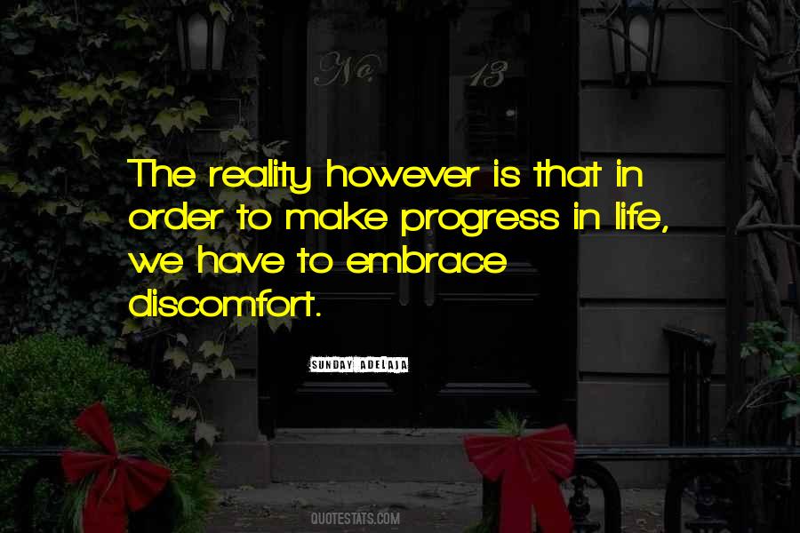 In Order To Progress Quotes #22027