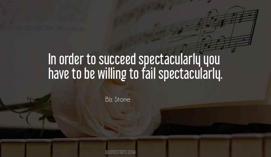 In Order To Succeed Quotes #1831327