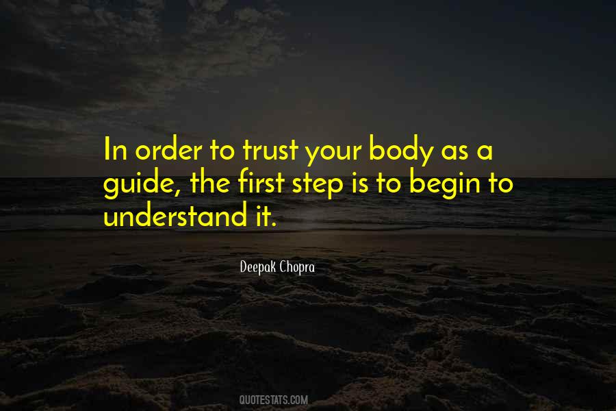 In Order To Trust Quotes #1500492