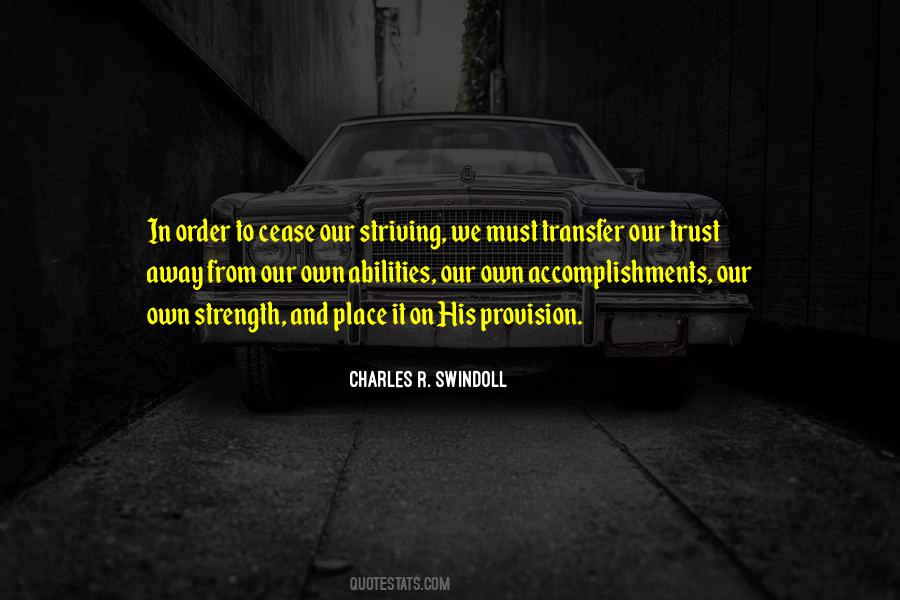 In Order To Trust Quotes #1731474