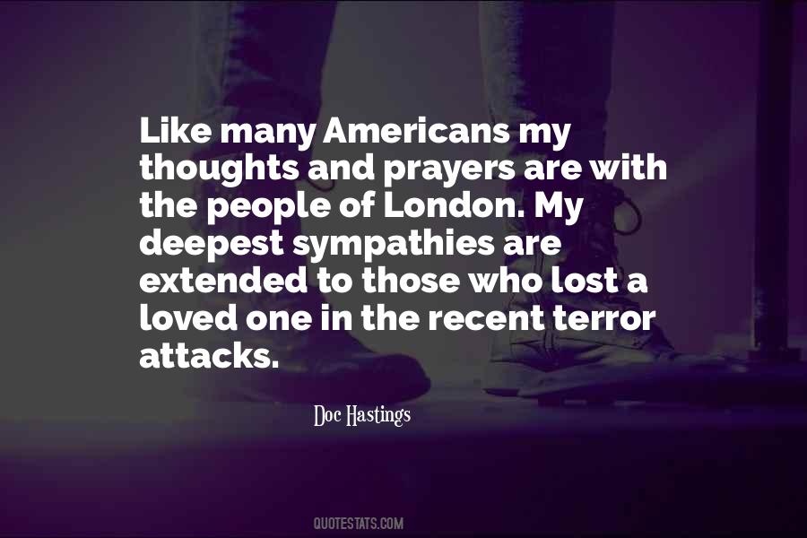 In Our Thoughts And Prayers Quotes #538918
