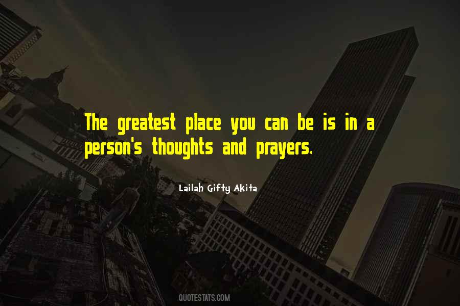 In Our Thoughts And Prayers Quotes #613001