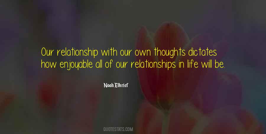 In Our Thoughts Quotes #34176