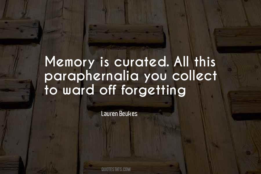 In Someone's Memory Quotes #15387