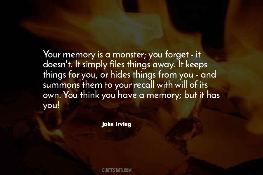 In Someone's Memory Quotes #26985