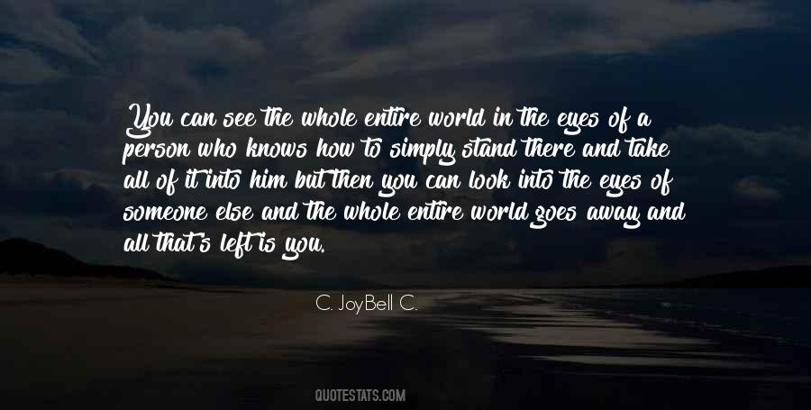 In The Eyes Quotes #1328855