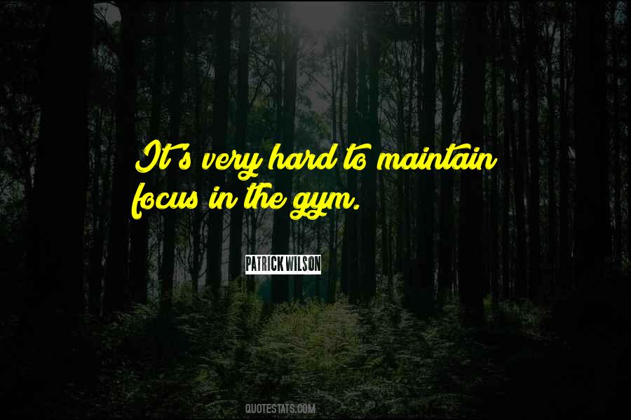 In The Gym Quotes #1655589