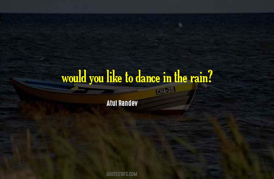 In The Rain Quotes #99891