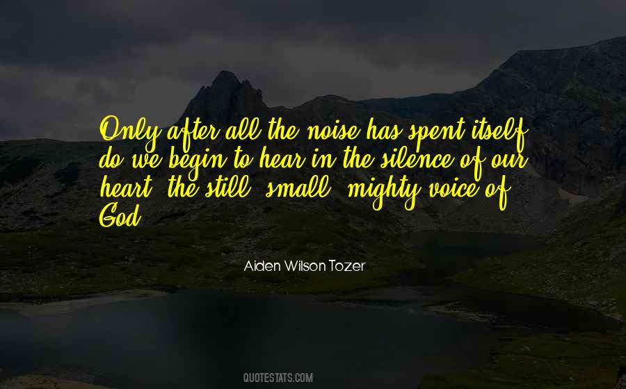 In The Silence Quotes #433225