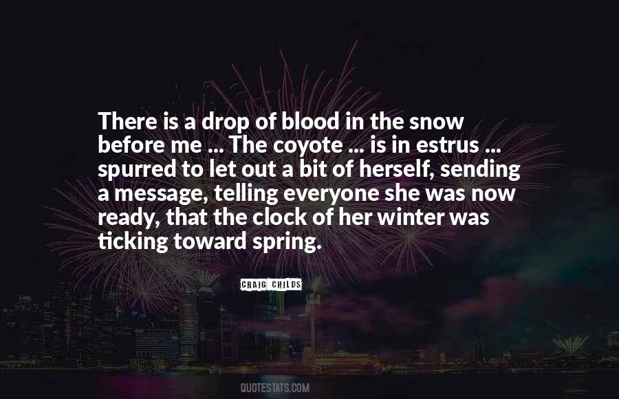 In The Snow Quotes #1552581