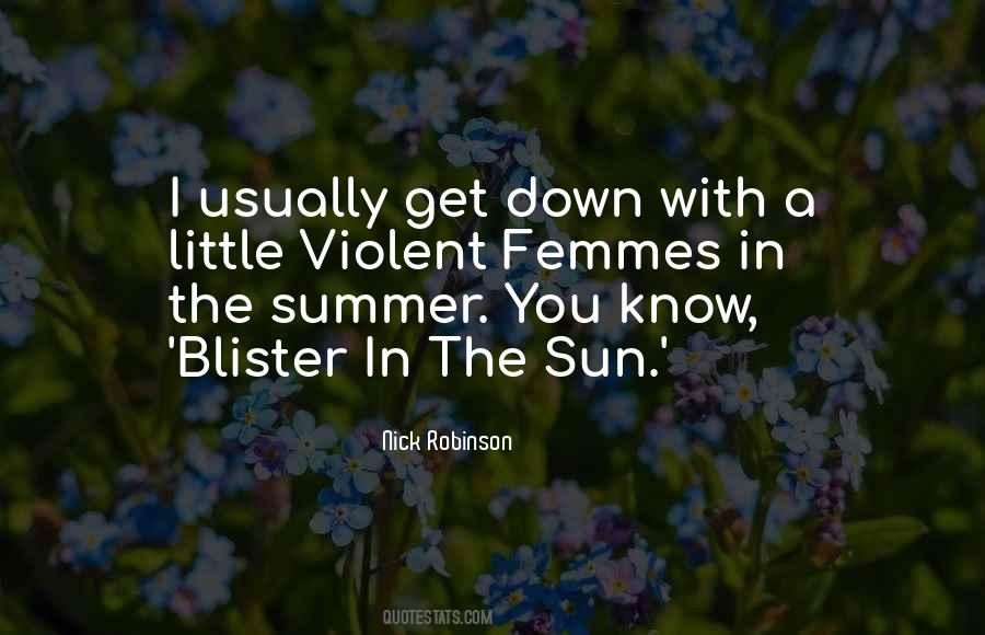 In The Summer Quotes #1686356