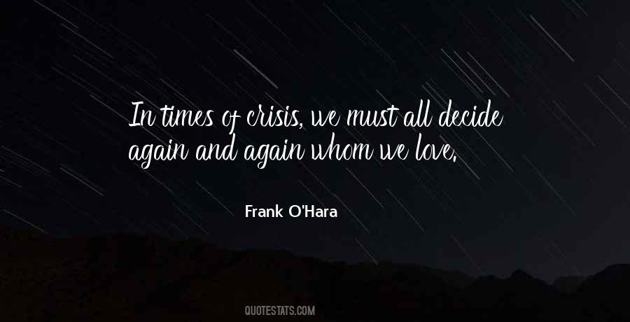 In Times Of Crisis Quotes #1370596