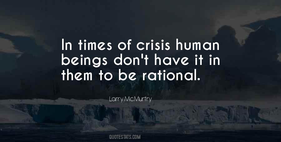 In Times Of Crisis Quotes #50058