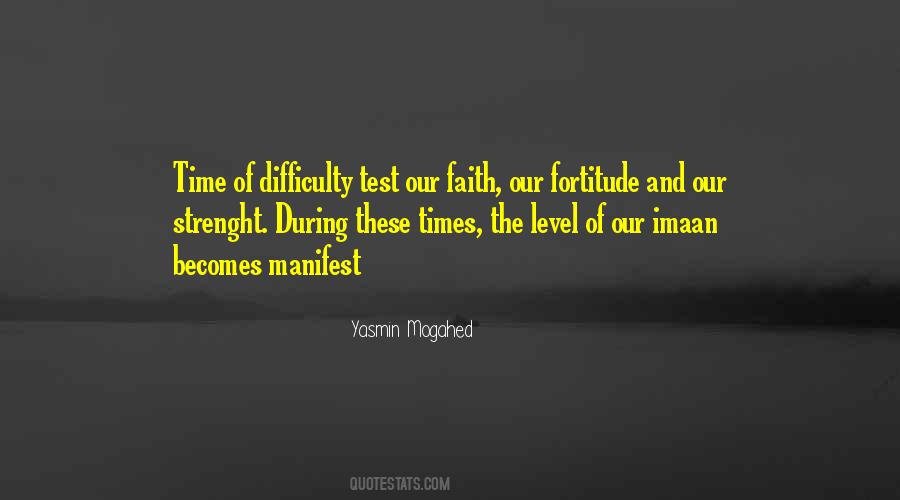 In Times Of Difficulty Quotes #1126612