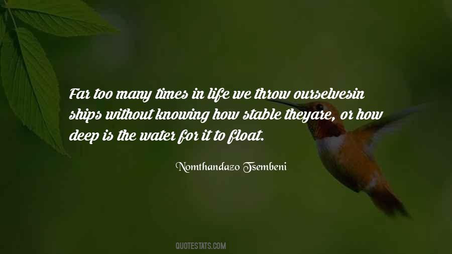 In Too Deep Quotes #1366108
