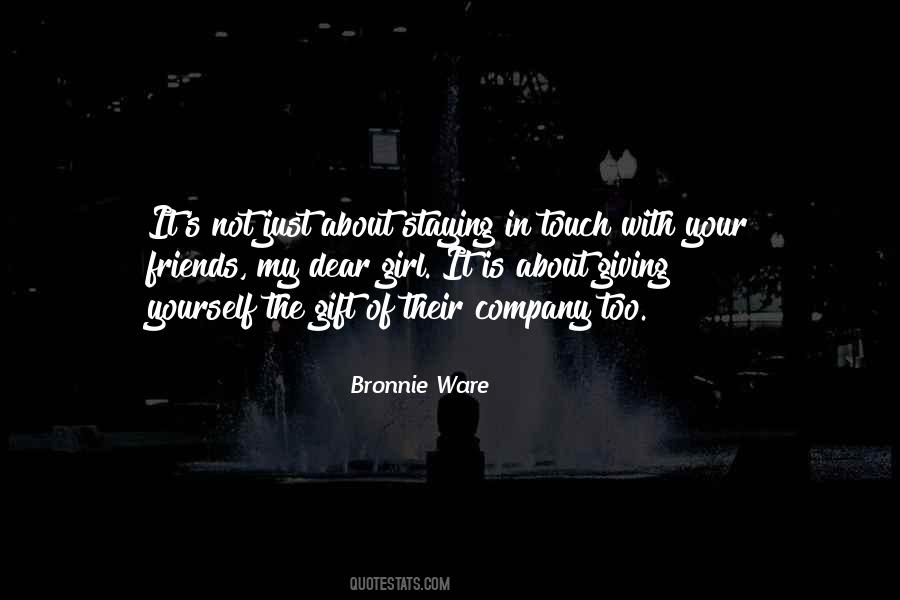 In Touch With Yourself Quotes #1053007