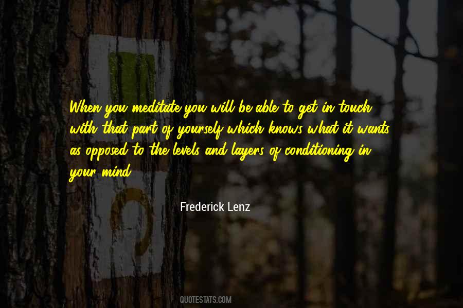 In Touch With Yourself Quotes #1093792
