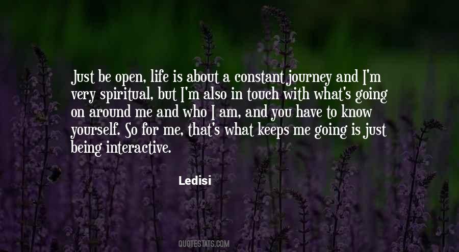 In Touch With Yourself Quotes #1362279