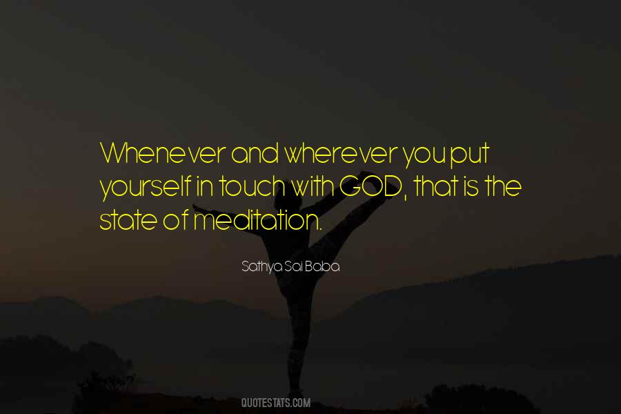 In Touch With Yourself Quotes #148574
