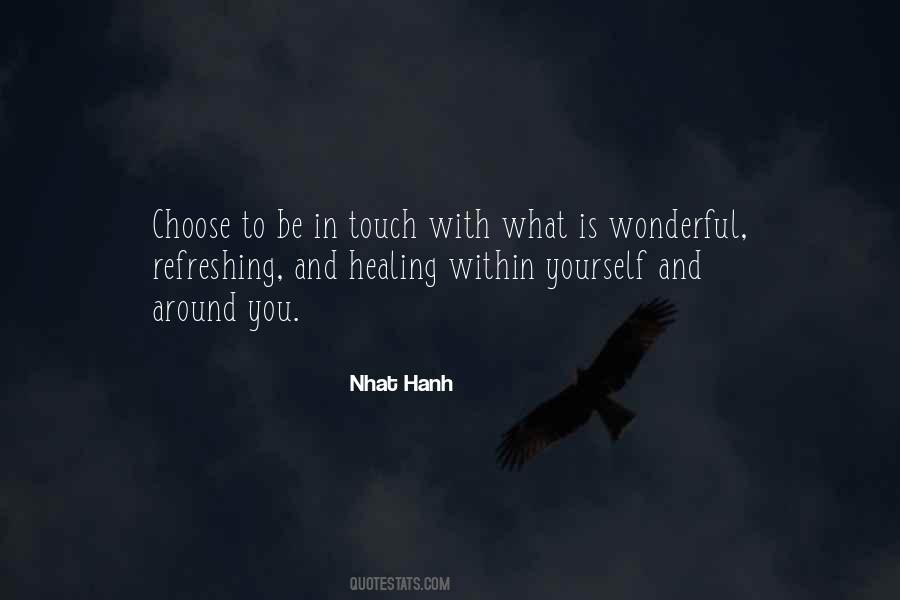 In Touch With Yourself Quotes #687087
